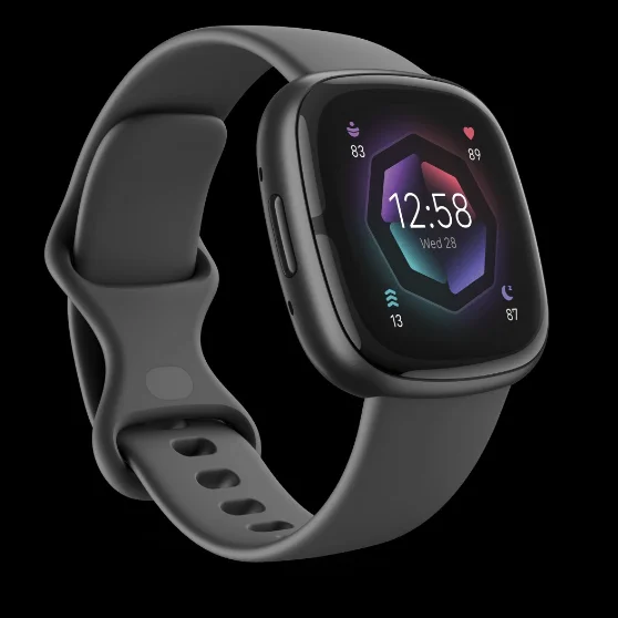 FITBIT Versa 4 Smart Watch - Black & Graphite thumbnail